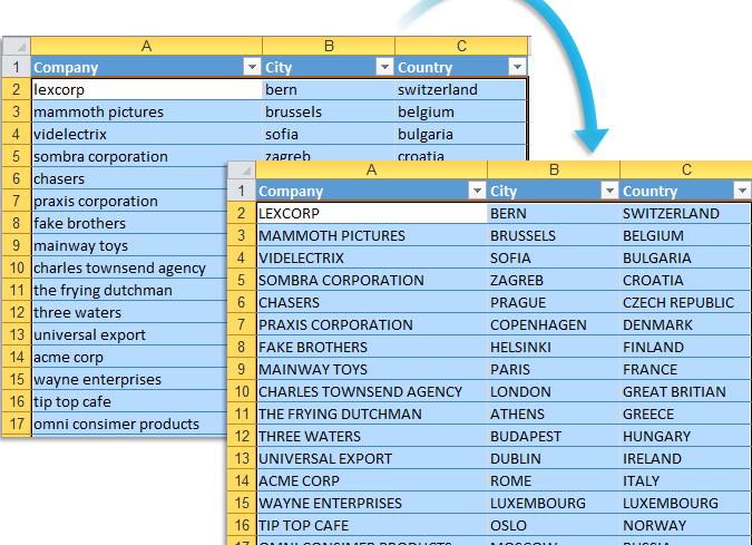 Перевод строки в верхний регистр