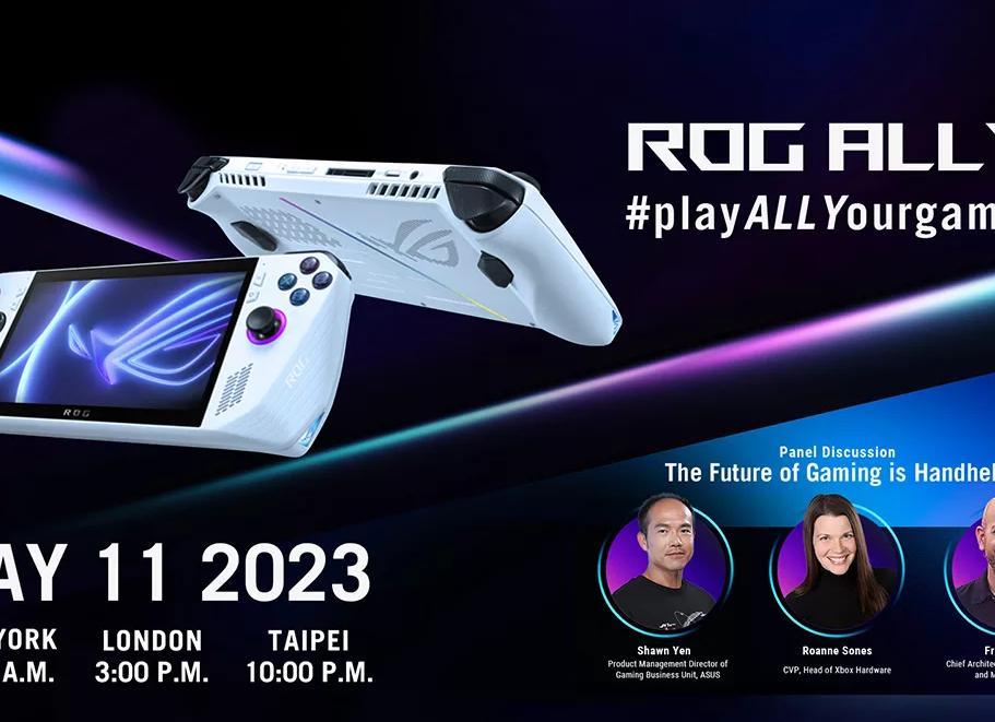 Asus представила портативную игровую консоль ROG Ally на Window 11