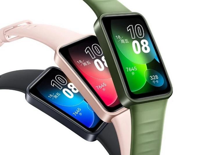 Представлен фитнес-браслет Huawei Band 8 — он стал тоньше и легче