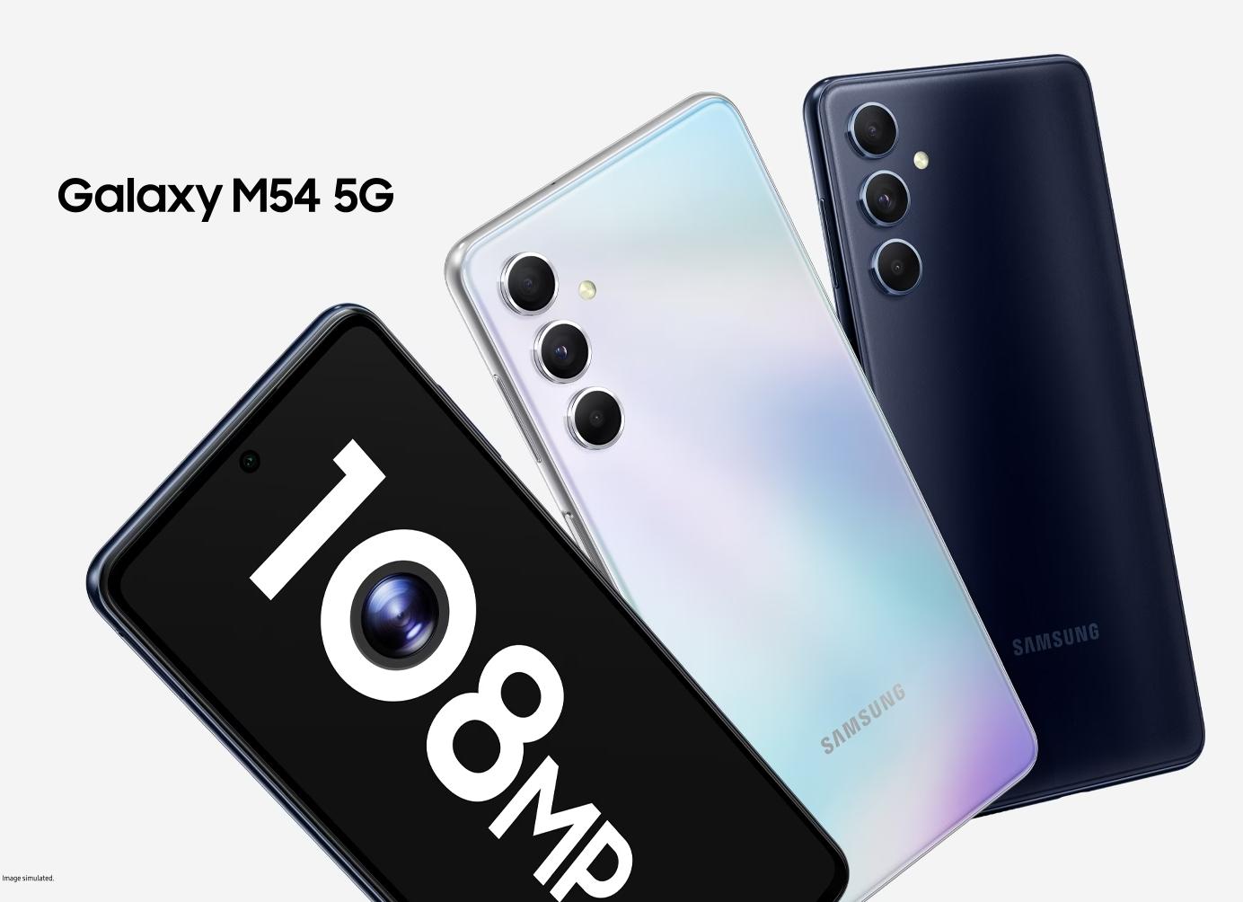 Samsung представила Galaxy M54 с экраном 120 Гц и батарейкой 6000 мА·ч
