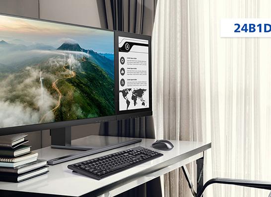 Philips выпустила монитор с дополнительным экраном E-Ink